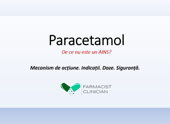Paracetamol antiinflamator AINS